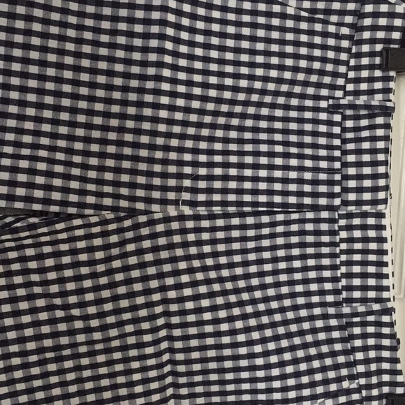 J.crew blue/white checked lightweight ankle pant,0 - Picture 2 of 5
